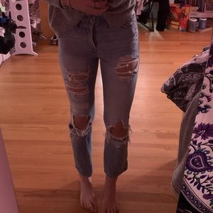 high rise vintage jeans
